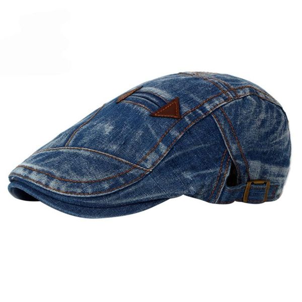 

outdoor hats golf beret cap women men retro style washed adjustable sunshade cotton polyester peaked hat sports, Black;white