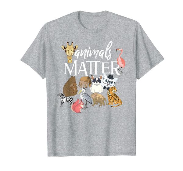 

Animals Matter tiger monkey dog cat flamingo T-Shirt, Mainly pictures