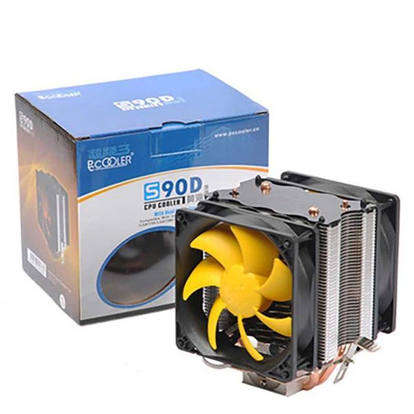 

fans & coolings overclocking three yellow sea enhanced s90d 1155 mute 2 heat pipe cpu radiator amd fan ultra