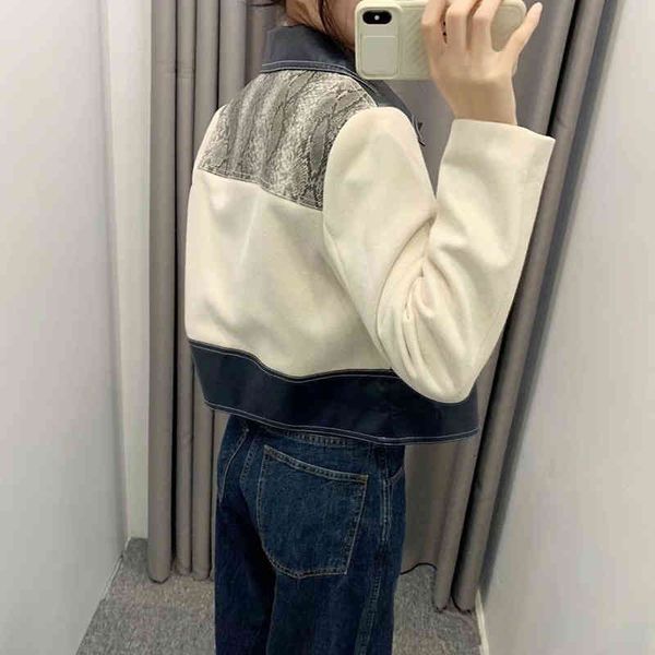 

women's jackets jaqueta irmÃ£ fara curta de outono, casaco manga comprida casual feminino com botÃµes ain5, Black;brown