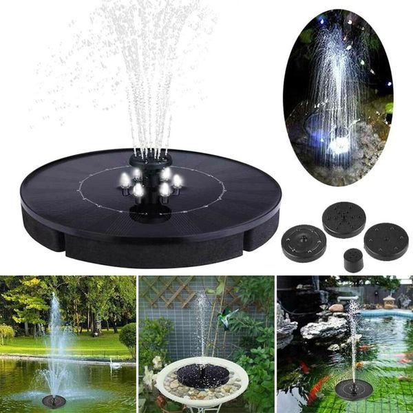 

outdoor led solar water fountain pump for bird bath pond garden decor decorations