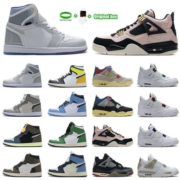 

sail black cat bred 4 4s guava ice twist cement men basketball shoes jumpman 1 1s travis scotts obsidian unc fearless bloodline women