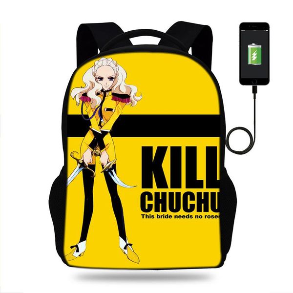 

backpack mochila kill bill women school bags for teenage boys&girls usb charge bagpack daily lapkids