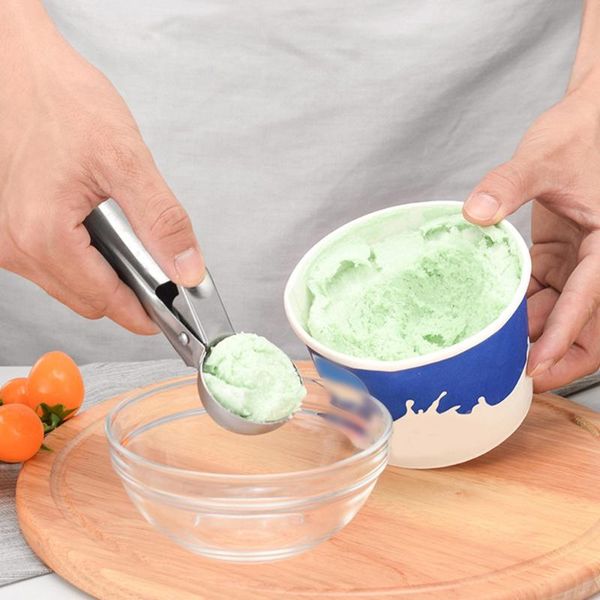 

stainless steel ice cream spoon scoop watermelon fruit baller dessert ball maker kitchen tools s/l baking moulds