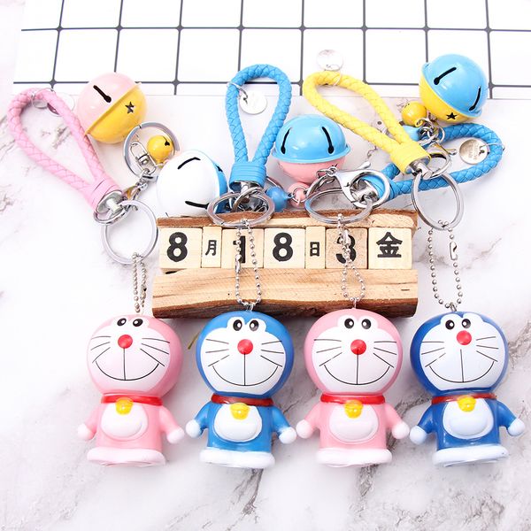 

creative blue fat man jingle cat pink fat man cartoon couple car key chain bag pendant gift birthday gift, Slivery;golden