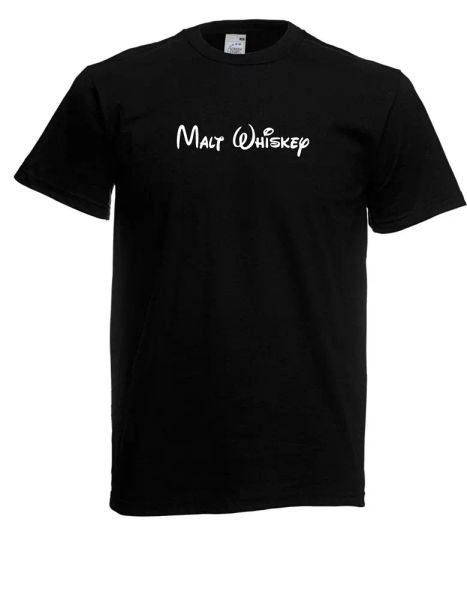 

mens t-shirt malt whiskey i spells i fun i funny until 5xl, White;black