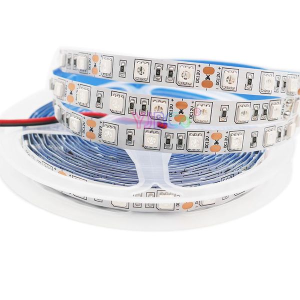 

5m high bright uv led strip light dc12v smd 60leds/m purple 395nm ultraviolet ip20/ip65 flexible lamp tape strips