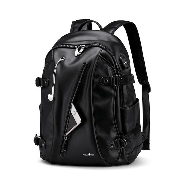 

fashion leisure backpack men go out to work computer bag travel