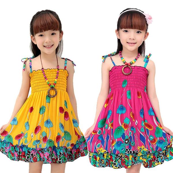 

girl's dresses girls party bow fashion girl baby princess sequined ball gown children birthday colorful costumes summer dress, Red;yellow