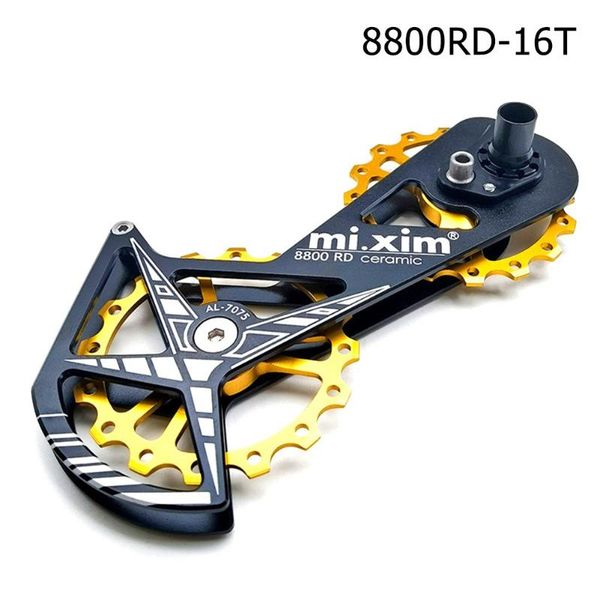 

bike derailleurs ultralight bicycle ceramic bearing jockey pulley wheel set road rear 16t guide cycling spare parts