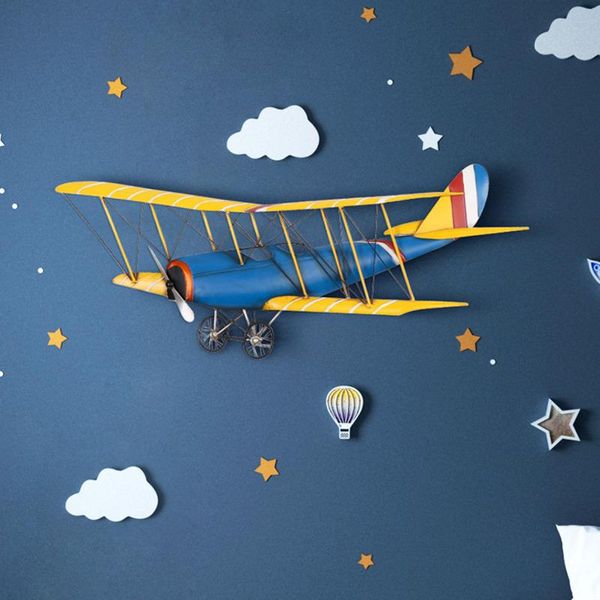 

decorative objects & figurines children's room background wall decoration boy bedroom bedside airplane kindergarten hanging