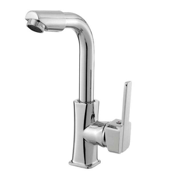 

bathroom sink faucets xueqin brass polished 360rotation spout kitchen modern mixer tap single handle wash basin faucet for deck mounted