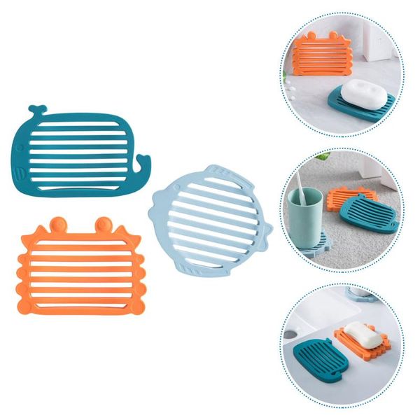 

soap dishes 3pcs dish pad skid resistance water absorption quick dry
