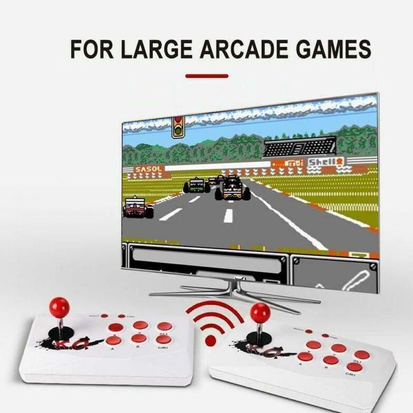

bit arcade 2.4g wireless two controller players built-in 2000 games works with tv/pc/monitor controllers & joysticks game