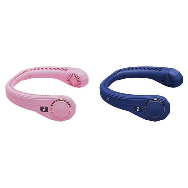 

electric fans hanging fan usb portable rechargeable headset design adjustable 3 wind speed for office outdoor