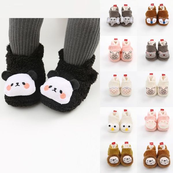 

first walkers baby cotton padded shoes soft soled walking warm infant crib