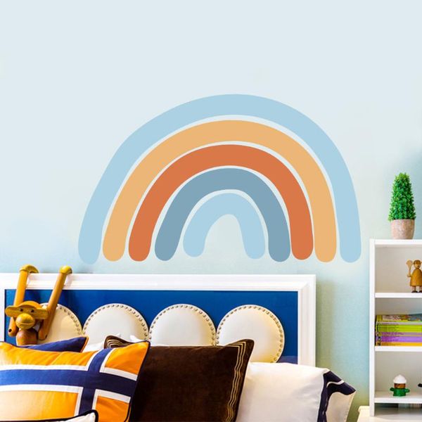 

wall stickers nordic rainbow decor sticker for living room bedroom kids rooms nursery removable pvc home
