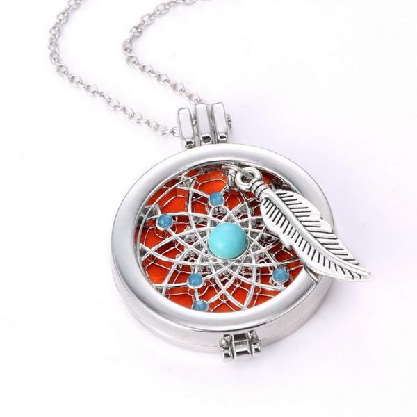 

jewelry necklace vintage my diy coins angle wing locket pendant essential oil diffuser arrival fashion necklaces, Silver