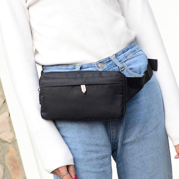 

waist bags women men nylon belt bum phone pouch fanny pack crossbody shoulder sport zip bag,waist bag for running