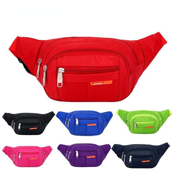 

waist bags women packs fanny bag, multiple functions hip bum chest belly back with adjustable belt strap for men, fit 6" p