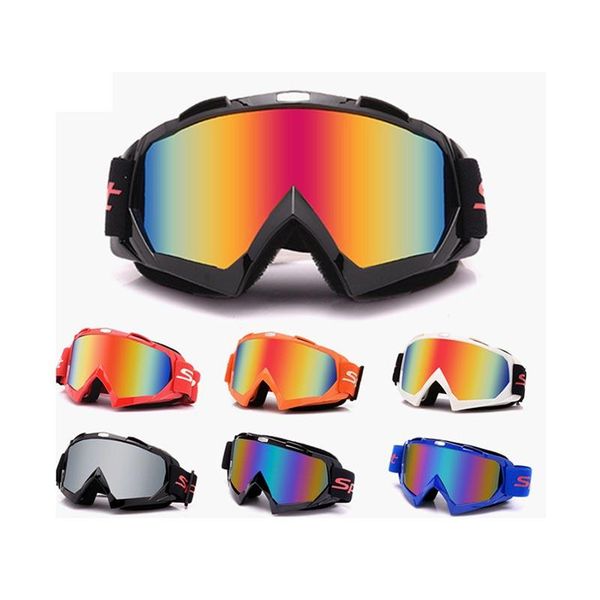 

outdoor eyewear multi-color motocross goggles motorcycle glasses motorbike spectacles riding racing ski