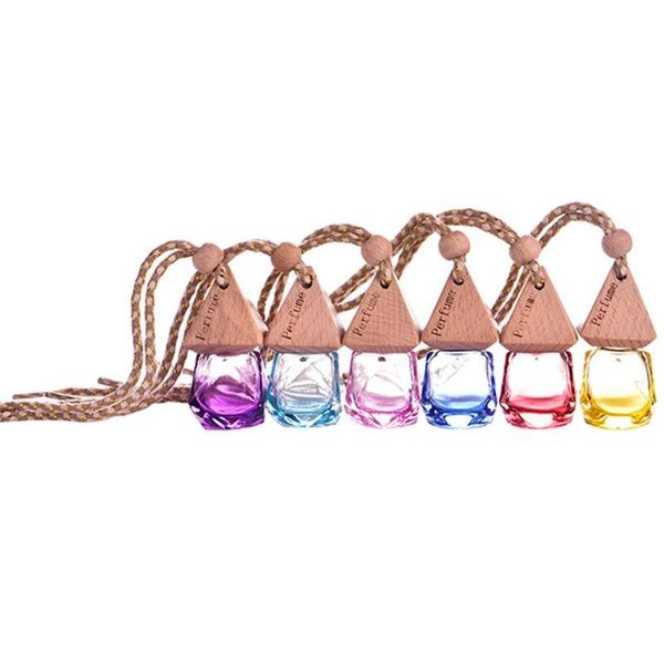 

universal 1pc 6ml square glass perfume bottle clear spray empty fragrance packaging refillable storage bottles & jars