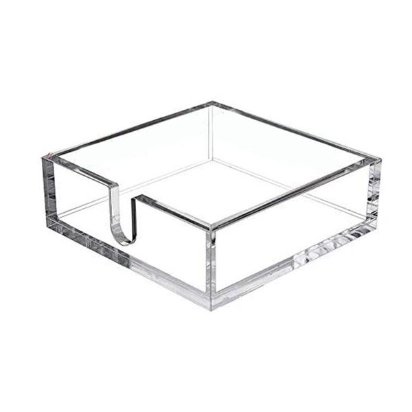 

clear guest towel acrylic napkin holder, banquet napkins bathroom paper hand towels makeup table decorative,for bar kitchen storage & organi
