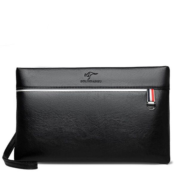 

wallets men handbag card holder long style zipper pu leather wallet coin case passport cover for money bag male purses, Red;black