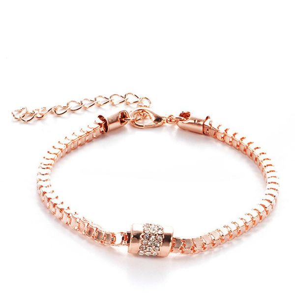 

beaded, strands fashion crystal ladies bracelet female adjustable hand jewelry gift luxury micro-inlaid zircon, Black