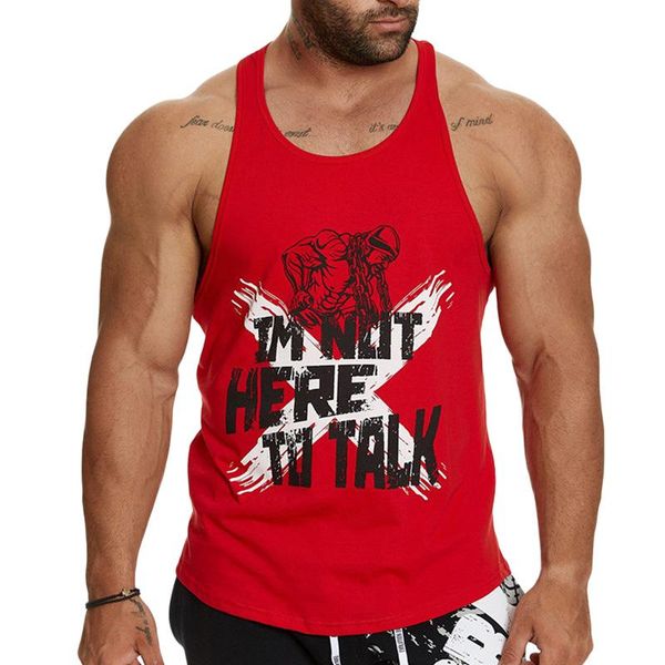 

men' tank gym clothing fitness tees workout cotton ropa hombre summer bodybuilding plus size sleeveless vest casual, White;black