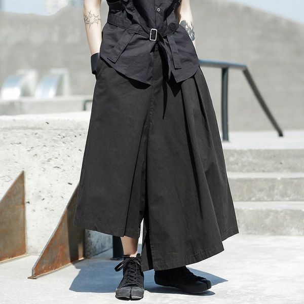

women's pants & capris xuxi spring autumn 2021 women simple black belt asymmetric long leg relaxed fashion fz0899, Black;white