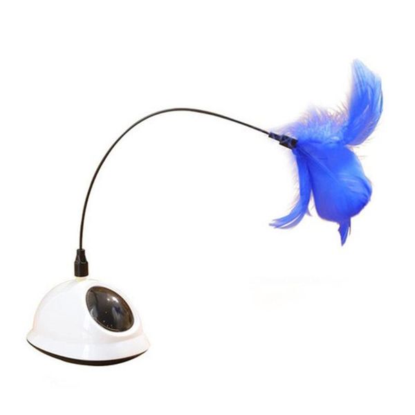 

cat toys toy mouse double effect electric feather rotating laser pet fun exercise kitten