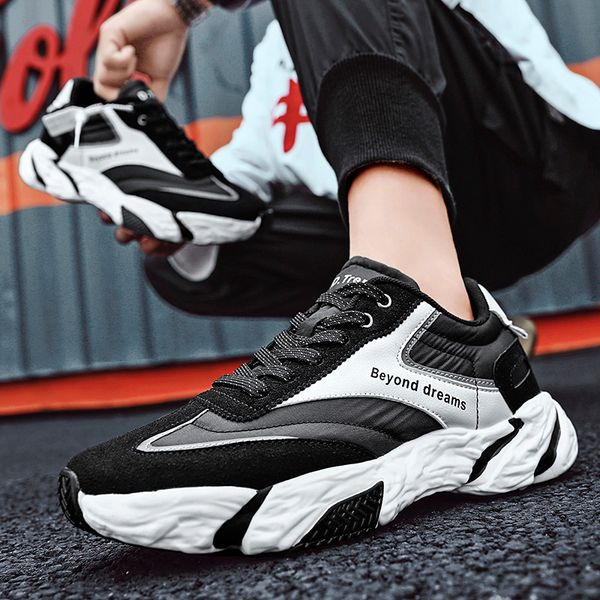 

sports shoes suitable for women men tripe black white three color foam mens trainers scarpe zapatos chaussures 40-45