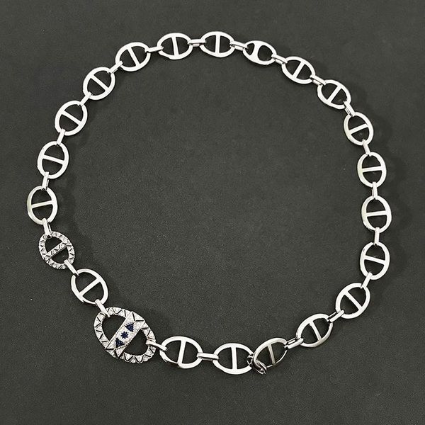 

chains s925 sterling silver summer evil eye necklace female fashion french luxury noble jewelry devil design birthday gift