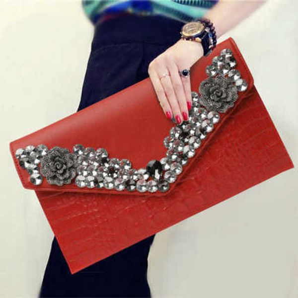 

fashion 2021 leather women's banquet drs diamond hand bag celebrity dinner bag