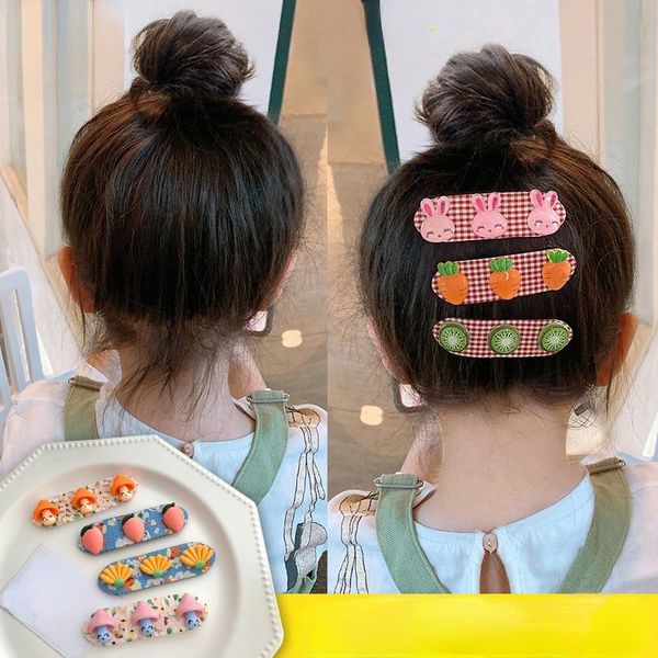 

hair accessories 3/4pcs girls children fruit flower headbands face washing floral headwear for baby, Slivery;white