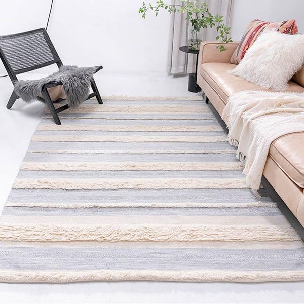 

carpets morocco wool carpet handwoven soft bedside mat nordic decorative area rug thick vintage bedroom geometric bohemia