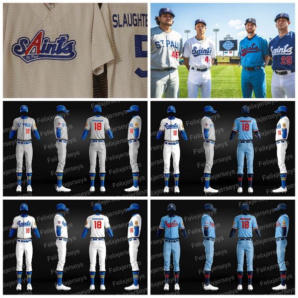 

11 drew maggi st. paul saints milb jersey 8 mark contreras 18 tomas telis 65 jake cave 19 brent rooker 23 damek tomscha 9 keon broxton 31 ji, Blue;black