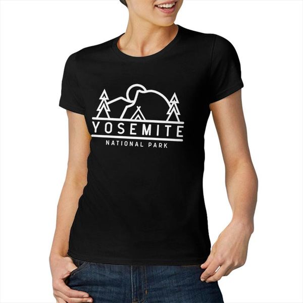 

women's t-shirt fashion men t shirt yosemite national park retro, White