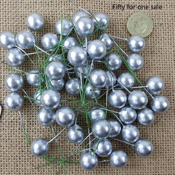 

decorative flowers & wreaths lovely funny foam iron wire artificial bubble berries for christmas garlands supplies table decor