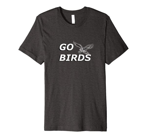 

go birds premium t-shirt, White;black