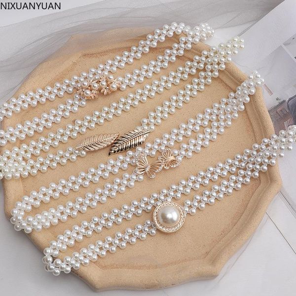 

wedding sashes wholesale dress belt bridal pearls hand beaded rhinestones for evening dresses, White