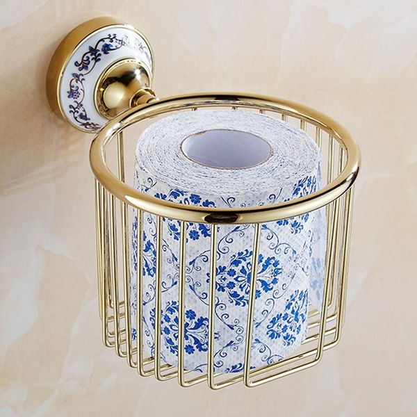 

gold toilet paper holder tissue boxes drawer roll case storage box towel dispenser rangement bathroom & napkins