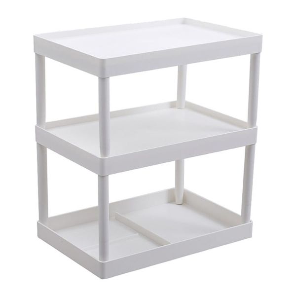 

hooks & rails 1pc desktriple-layer storage rack multifunction kitchen sundries