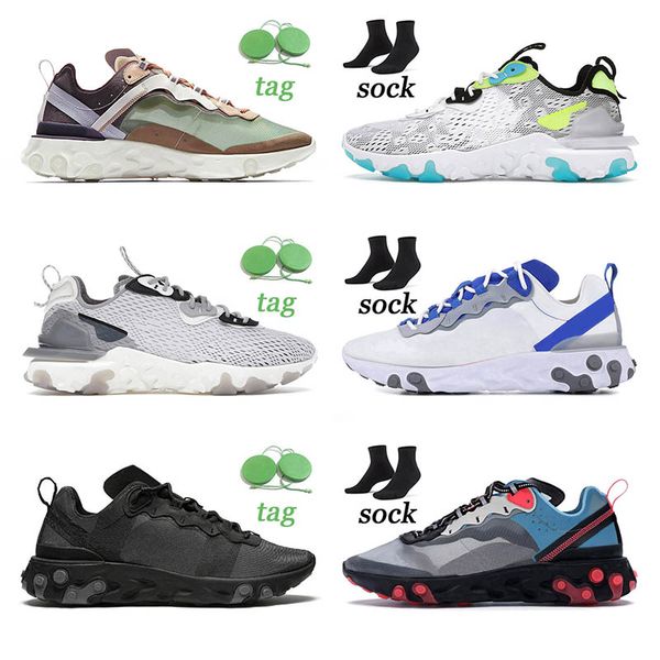 

2021 reacts element 87 running shoes mens honeycomb gravity purple worldwide pack white schematic 87s womens trainers platform sneakers spor