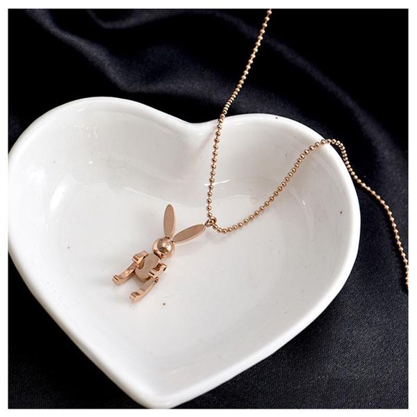 

chains titanium steel movable necklace female ins simple temperament personality mechanical collarbone chain web celebrit, Silver