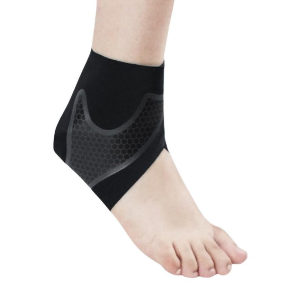 

ankle support 1pc sport brace elastic protect guard band safety running basketball fitness foot heel wrap bandage, Blue;black