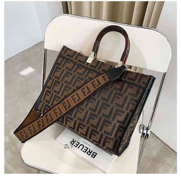 

korean version popular 2021 new versatile letter tote bag zly bags