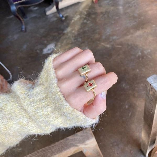 

wedding rings timeonly statement chinese characters ring for women femme beading imitation pearl charm lucky jewellery, Slivery;golden
