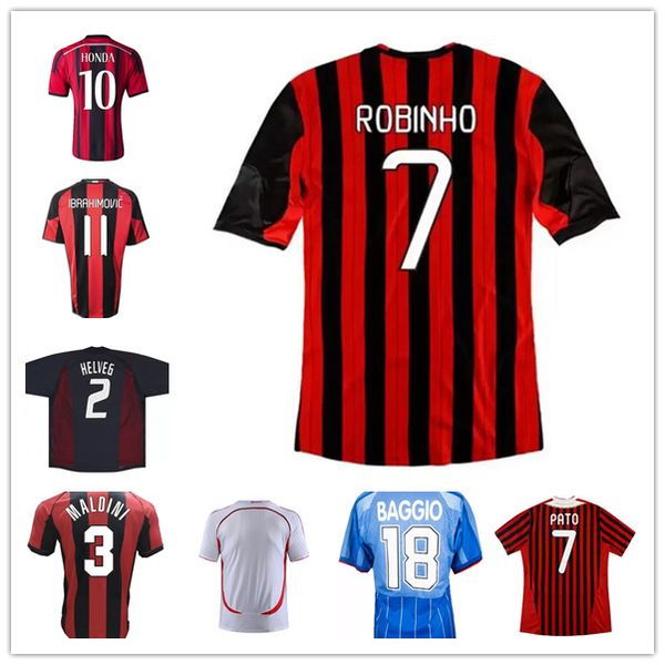 

1995 1996 1997 baggio weah boban retro soccer jersey 95 96 97 maldini di canio savicevic baresi vintage classic football shirt, Black;yellow